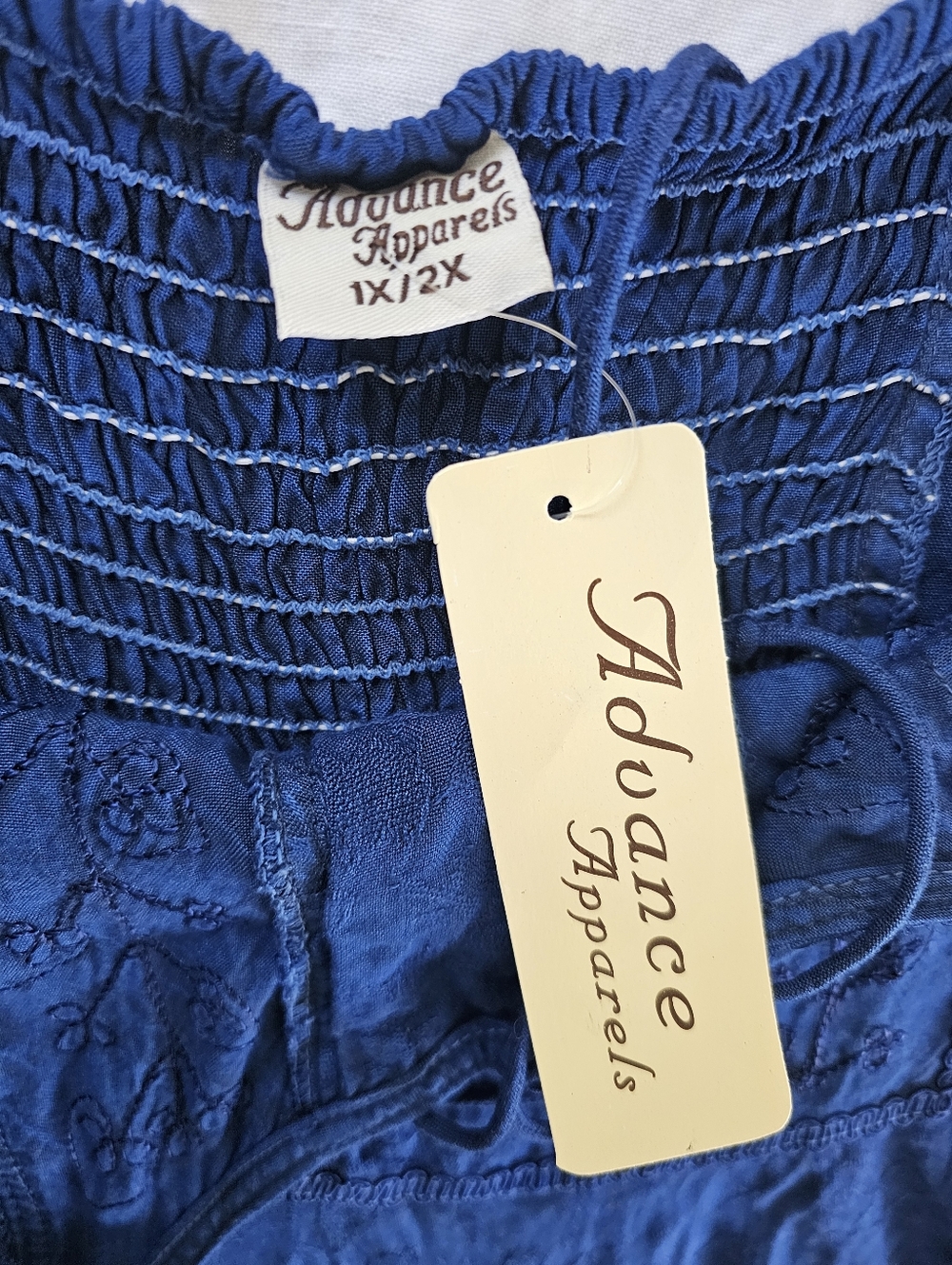 Advance Apparels Navy Blue Asymmetrical Lace-Up Dress - Picture 6 of 9